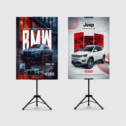 Cetak Tripod Banner - Digital Printing - Percetakan